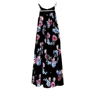 Timing Women's Size Large Cold Shoulder Flower Dress Country Bodycon